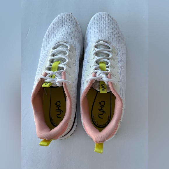 Ryka Women’s Myriad, White/pink Walking Shoe, Size 11 - Picture 5 of 9